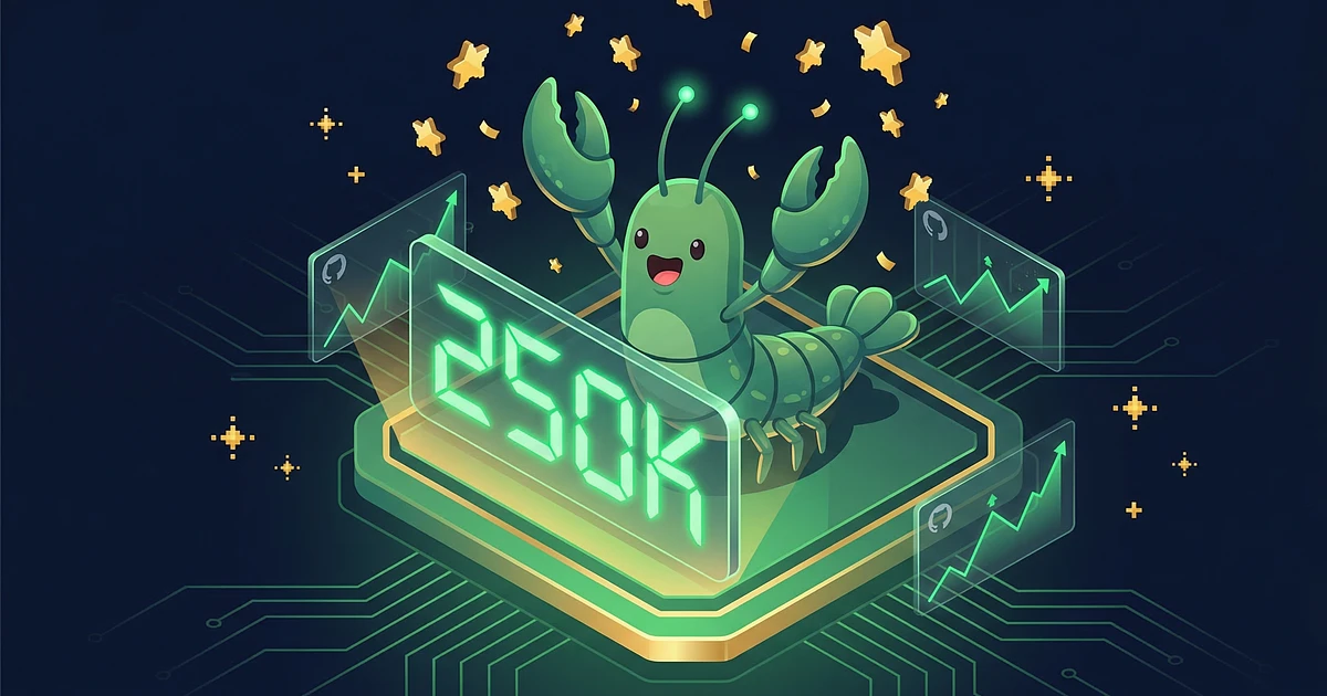 OpenClaw überholt React: 250.000 GitHub Stars in 4 Monaten